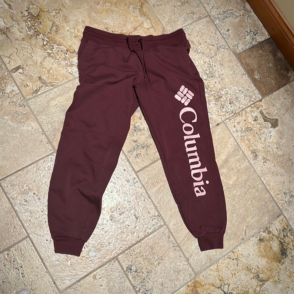 Purple Columbia Sweatpants